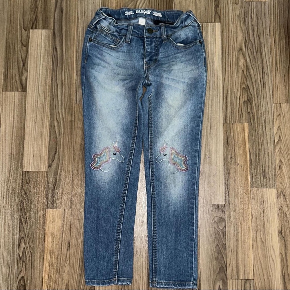 Cat & Jack unicorn jeans 7